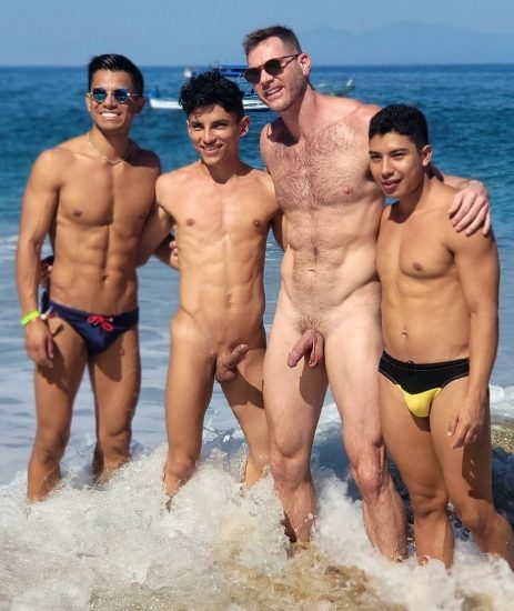 Hot boy with boner