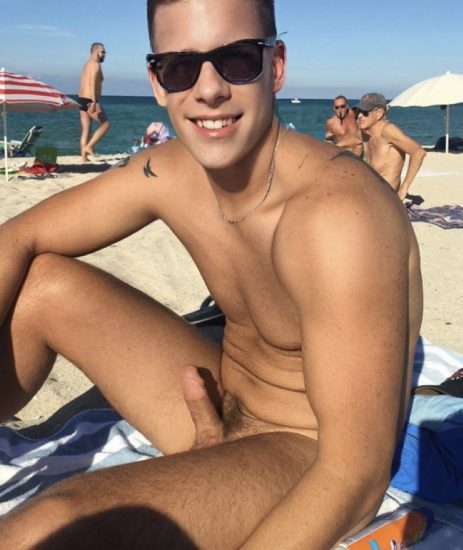 Hottie with a beach boner