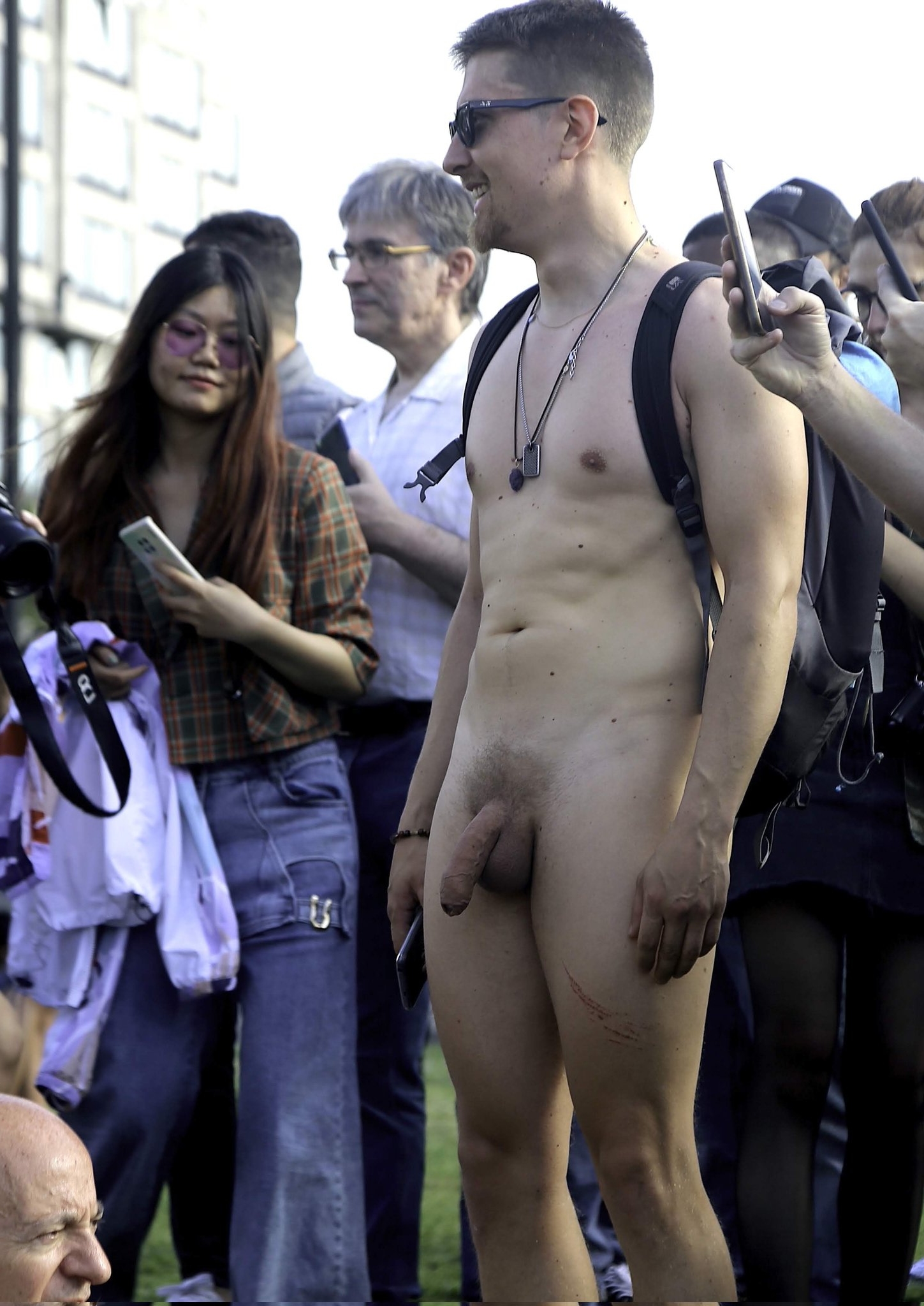 Men clothed unclothed