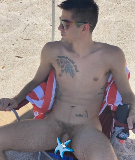 Sexy guy with a cut cock
