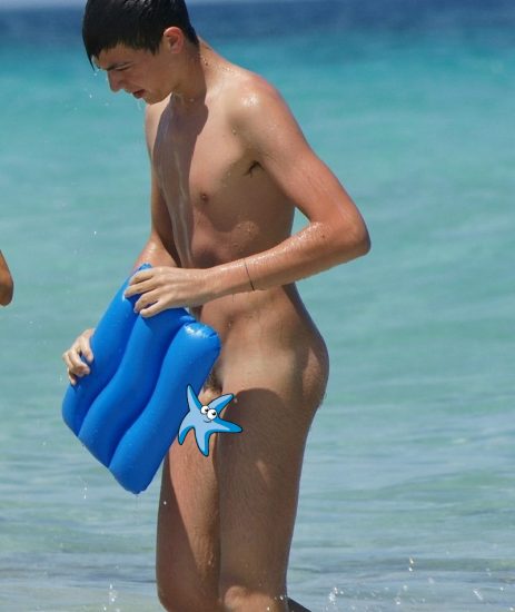 Very hot nude beach boy